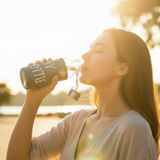 Glass Bottle with Case