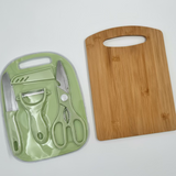 Bamboo Chopping Board - Prep Kit 4-in-1