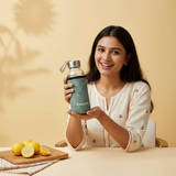 Glass Bottle with Case