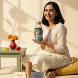 Glass Bottle with Case